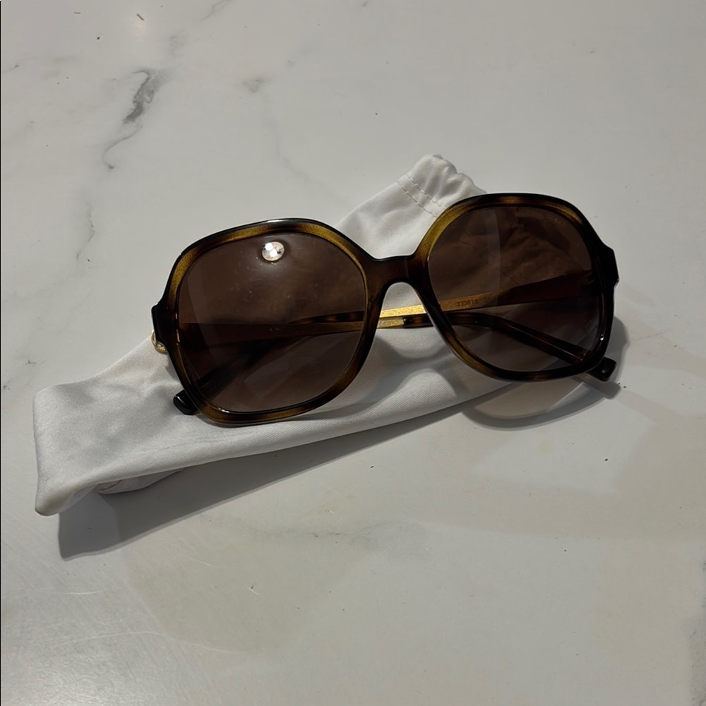 Brown Oversized Sunglasses